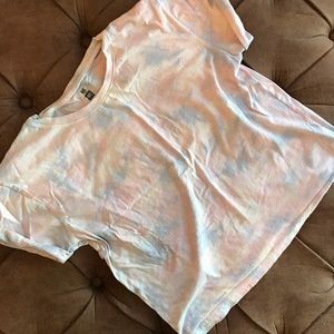 Short tie dye t shirt